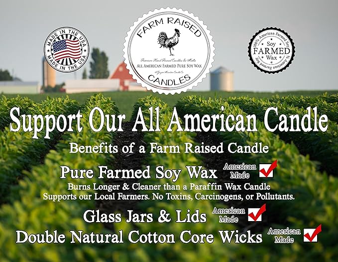 Farm Raised Candles Fruit/Floral Wax Melt. 16 Ounce 5 Pack. 100% USA Made Variety Wax Melts - Soy Wax Melts - Warmer Cubes Lavender, Lemon, Spring, Raspberry Vanilla, Cucumber Melon Citrus