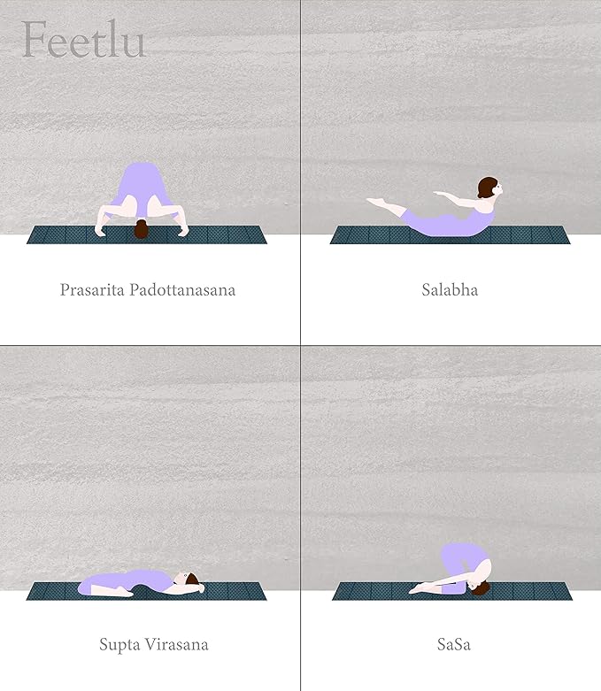 Foldable Yoga Exercise Mat – Lightweight, Anti-Slip, and Easy to Store for Yoga, Pilates, Home Workouts, and Floor Exercises