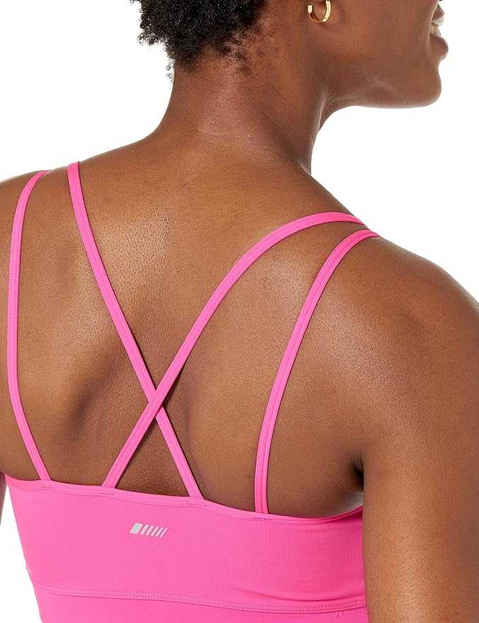Amazon Essentials Womens Active Sculpt Light Support Strappy Back Sports Bra