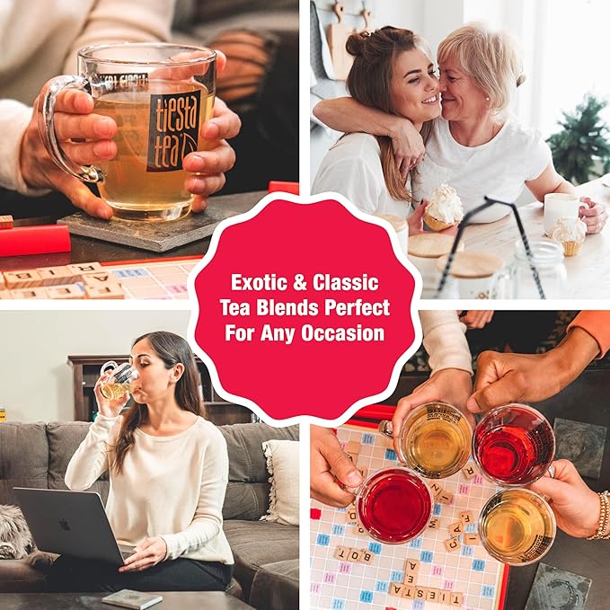 Tiesta Tea - Orange Spice Tea, Loose Leaf, Cinnamon Orange Black Tea, Premium High Caffeine Tea Blend, Make Hot or Iced & Up to 25 Cups, 2.5 oz Resealable Pouch