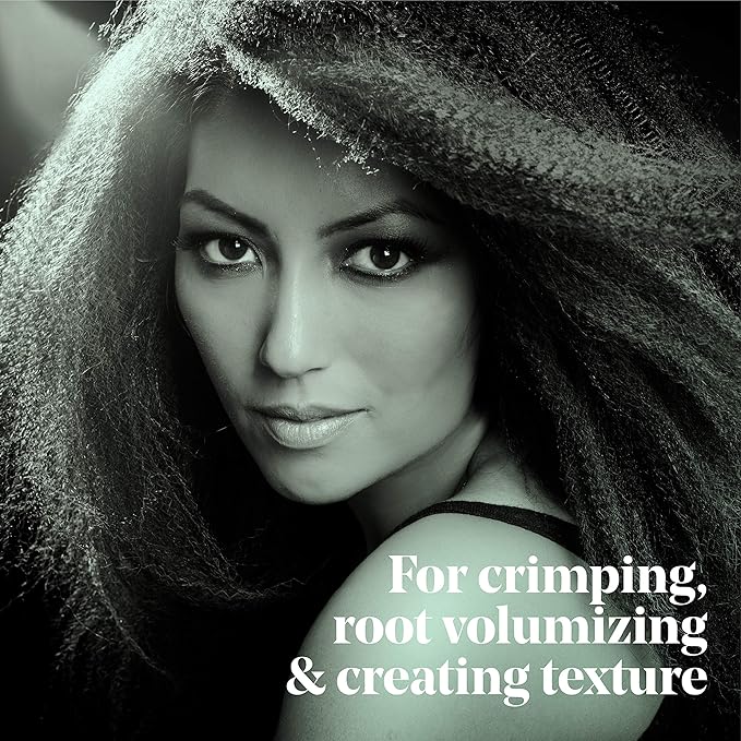 Professional Series Hair Crimper Iron 1 Inch by MINT | Create Crimps Extremely Fast - Deeper Ceramic Crimp Plates for Maximum Root Volumizing and Crimping - Travel-Ready Dual-Voltage