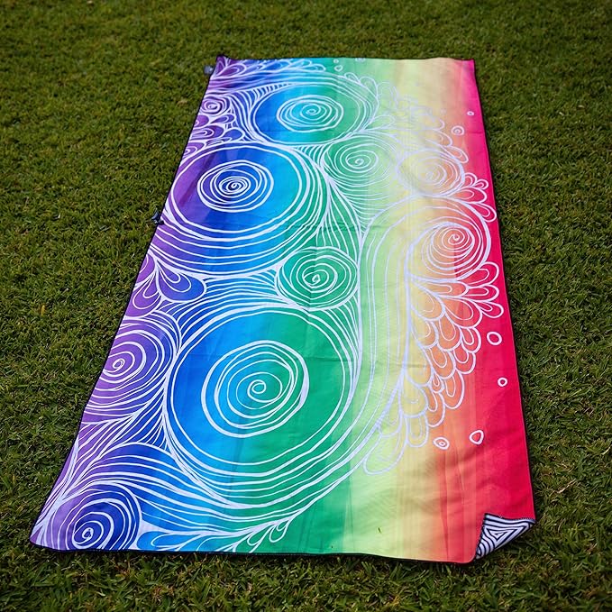 Elite Trend Microfiber Beach Towel - Extra Large 78x35 Inch Sand Free Quick Dry for Travel, Swimming, Pool, Yoga, Hiking, Camping โ Lightweight Fast Drying Microfiber Towel Compact for Adults