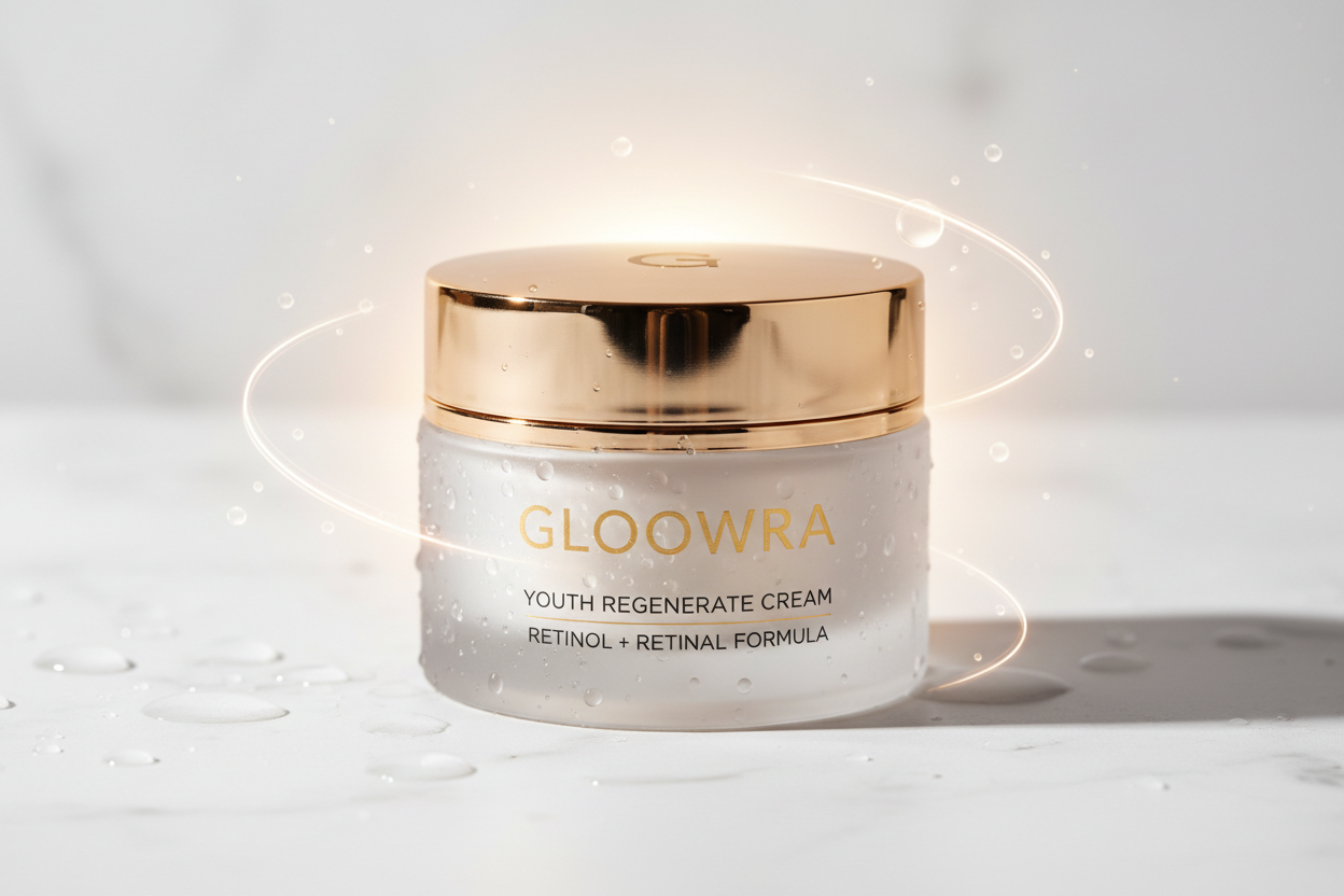Gloowra retinol and retinal cream anti-aging skincare