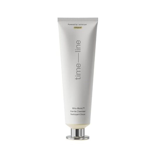 Timeline Mito-Biotic™ Gentle Cleanser - Non-Drying & Calming With Ceramides To Remove Makeup & Strengthen Skin Barrier For All Skin Types - 3.38 Fl Oz
