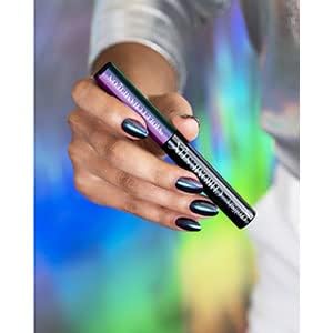Gelish Chrome Stix, Chrome Nail Powder, Nail Art for Stunning Metallic Finish, Long-Lasting, Easy Application, Perfect for Professional and At-Home Use (Violet Chameleon, 0.5g)