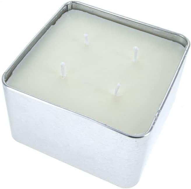 SE 4 Wicks Survival Candle in Tin Box, 48 Total Hours/12 Hours Per Wick Top Layer Soy Wax, Great Light Source Gear for Survival, Camping, Blackout & Peace of Mind