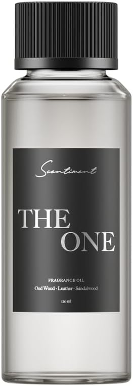 Scentiment Diffuser Oil - The One | Inspired by 1 Hotel® Miami Beach Lobby Scent | Aromatherapy Fragrance Oil | Notes of Cardamom, Leather, Lemon with Cinnamon & Sandalwood (120ml)