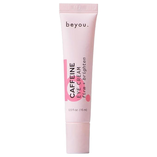 Beyou. Caffeine Eye Cream – K-Beauty Clean Skin Care – Anti-Aging Hydrating Under Eyes Cream with Caffeine and Hyaluronic Acid – Reduces Puffiness, Dark Circles & Fine Lines – Korean Skincare – 0.5 oz