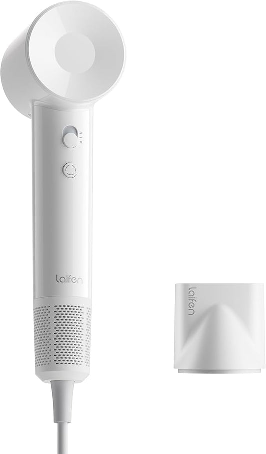 Laifen SE Lite Hair Dryer, Negative Ionic Blow Dryer with 100,000 RPM Brushless Motor for Fast Drying, High-Speed Low Noise Thermo-Control Hairdryer with Lightweight Design for Home/Portable Travel