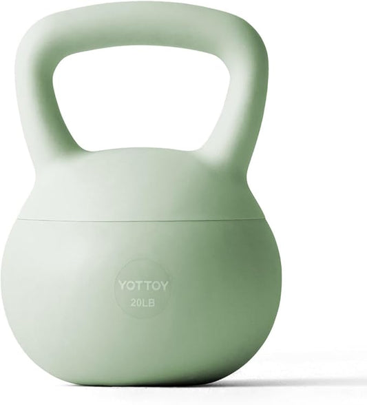 YOTTOY Soft Kettlebell,Kettlebell Anti-Slip Grip Weight for Home Workouts, Kettlebells Set Strength and Safety Guaranteed