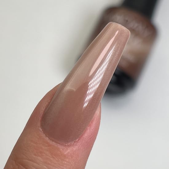 Madam Glam - Super Cat Eye Gel Polish 15ml 0.5 fl/oz - Nail Art Enhancement - Magnetic Effect - Long-Lasting, Vibrant, Vegan, Hema-Free (Nude)