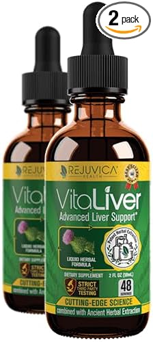 VitaLiver - Liver Health Supplement - Support Liver Cleanse & Detox - Liquid Delivery for Absorption - Milk Thistle, Artichoke, Chanca Piedra, Dandelion & More!