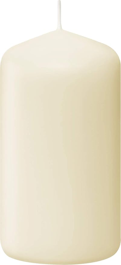 Bolsius Ivory Pillar Candles – 2x3 Inches – 20 Pack Unscented – Premium European Quality – Dripless, Smokeless, and Clean Burning Household Candles – Perfect for Wedding, Party, Dinner, And Home Décor