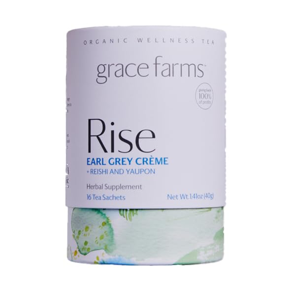 Grace Farms Organic Rise Wellness Blend Tea, 16 Ct