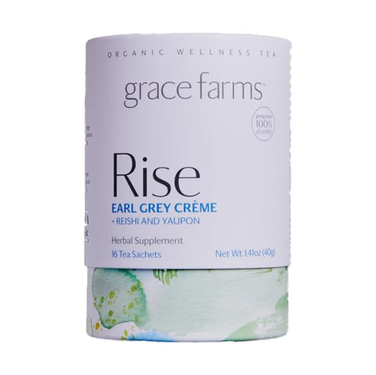 Grace Farms Organic Rise Wellness Blend Tea, 16 Ct