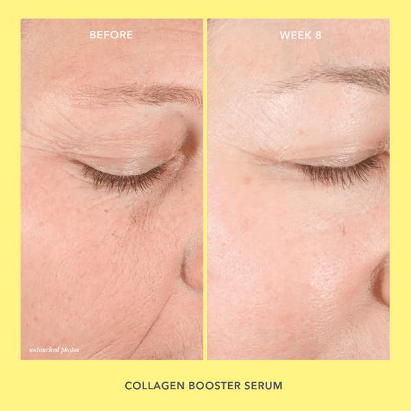 Beekman 1802 Collagen Booster Electric Daisy & Peptide Firming Face Serum - Fragrance Free - 0.5 fl oz - Boosts Collagen Production & Tightens Skin - Good for Sensitive Skin - Cruelty Free