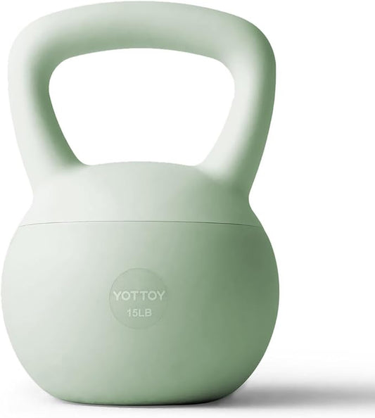 YOTTOY Soft Kettlebell,Kettlebell Anti-Slip Grip Weight for Home Workouts, Kettlebells Set Strength and Safety Guaranteed