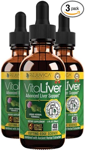 VitaLiver - Liver Health Supplement - Support Liver Cleanse & Detox - Liquid Delivery for Absorption - Milk Thistle, Artichoke, Chanca Piedra, Dandelion & More!