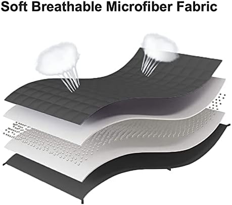 Weighted Blanket 17lbs 60"x80" Cooling Breathable Heavy Blanket Microfiber Material with Glass Beads for Adult All-Season Summer Fall Winter Soft Thick Comfort