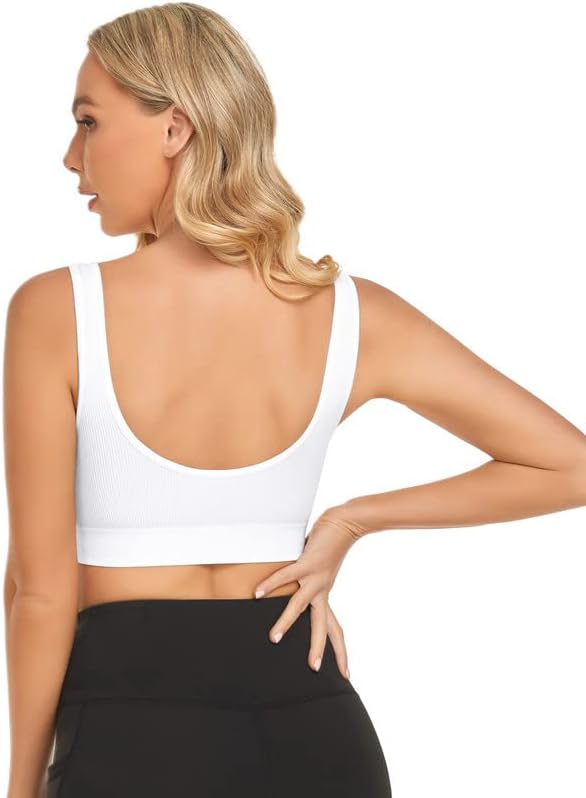 BESTENA Sports Bras for Women, Seamless Comfortable Yoga Bra with Removable Pads