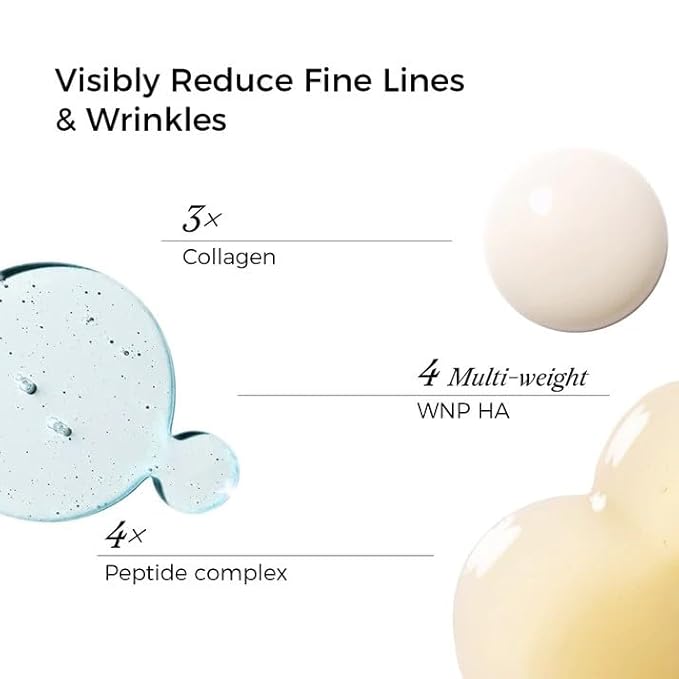 WNP collagen Serum Anti Aging,Oil-Suspension Serum|Barrier repair Firming Emergency Repair|WaterOilBalance| 4D hyaluronic acid|Single-Use Vials Skincare for Sensitiveskin((1.2ml/0.04 fl.oz.) (120ml)