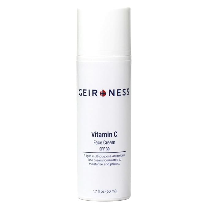 Geir Ness Vitamin C Day Cream - SPF 30 - Anti Aging Day Time Moisturizer Cream