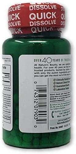 Nature's Bounty Melatonin 3 mg Tablets 240 Tablets (Pack of 4)
