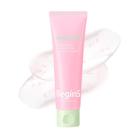 Pink Guava Glutathione Blemish Cream 1.7 Fl Oz, Facial Moisturizer with 99% Pure Glutathione, Niacinamide and Vitamin C, Lightweight Hydration, Korean Skincare for Daily Use