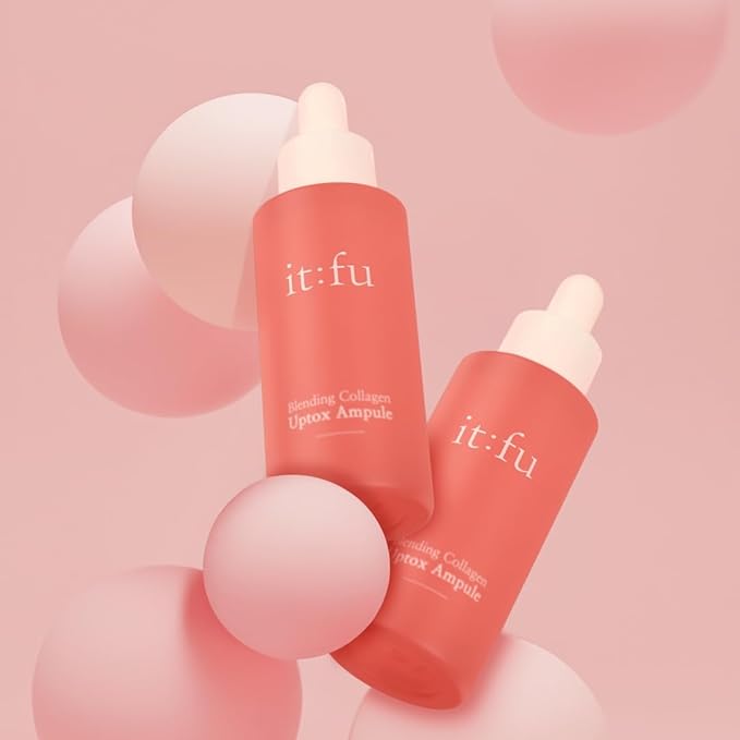 ITFU Blending Collagen UpTox Ampoule | Korean Skincare Secret, Face Serum with Salmon PDRN, Retinol & Retinal for Anti-Aging, Wrinkles, Fine Lines, Smile Lines & Lip Wrinkles, 1.01 oz / 30ml