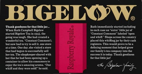 Bigelow Tea Raspberry Tea, 20 ct