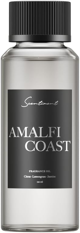 Scentiment Diffuser Oil - Amalfi Coast | Aromatherapy Fragrance | Inspired by W Hotels® | Notes of Bergamot, Lemongrass, Jasmine, Lily, Magnolia & Koa Wood (120 mL)