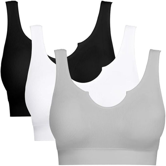 BESTENA Sports Bras for Women, Seamless Comfortable Yoga Bra with Removable Pads