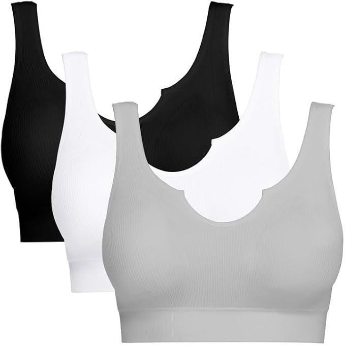BESTENA Sports Bras for Women, Seamless Comfortable Yoga Bra with Removable Pads