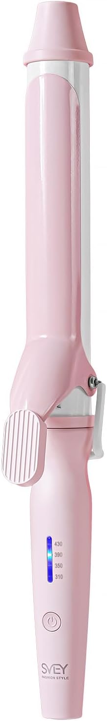 SVEY Ceramic 1.25-inch (About 3.2 cm) Extended Curling Iron, 1.25-inch (About 3.2 cm) Curling Iron can Create Any Curly Hairstyle - Suitable for Medium to Long Hair.