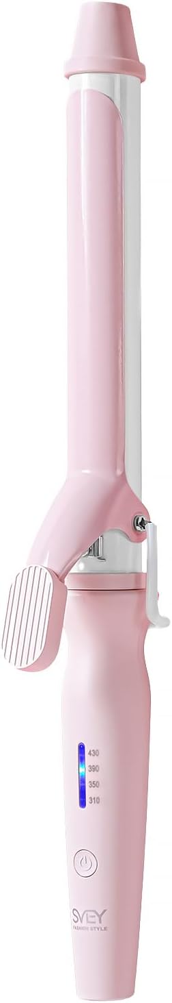 SVEY Ceramic 1-inch (About 2.5 cm) Extended Curling Iron, 1-inch (About 2.5 cm) Curling Iron can Create Any Curly Hairstyle - Suitable for Short Hair, Medium and Long Hair.