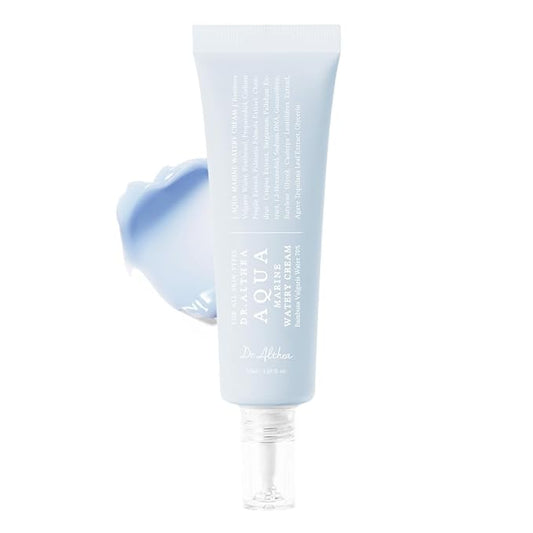 Dr.Althea Aqua Marine Watery Cream | Daily Face Moisturizer for All Skin Types | Deep Hydration Face Cream with Hyaluronic Acid | Vegan Korean Skincare, 1.69 Fl Oz