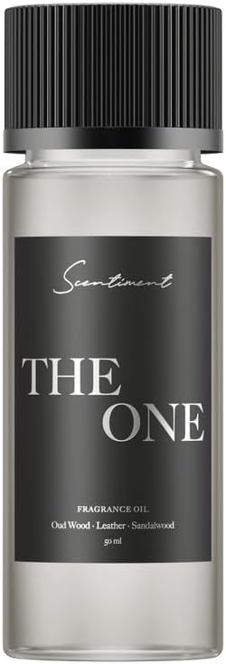 Scentiment Diffuser Oil - The One | Inspired by 1 Hotel® Miami Beach Lobby Scent | Aromatherapy Fragrance Oil | Notes of Cardamom, Leather, Lemon with Cinnamon & Sandalwood (50ml)