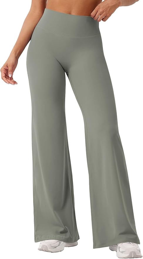 YEOREO Workout Leggings Womens No Front Seam Straight Leggings 29" / 31.5" / 33" High Waist Buttery Eddiy Gym Yoga Pants