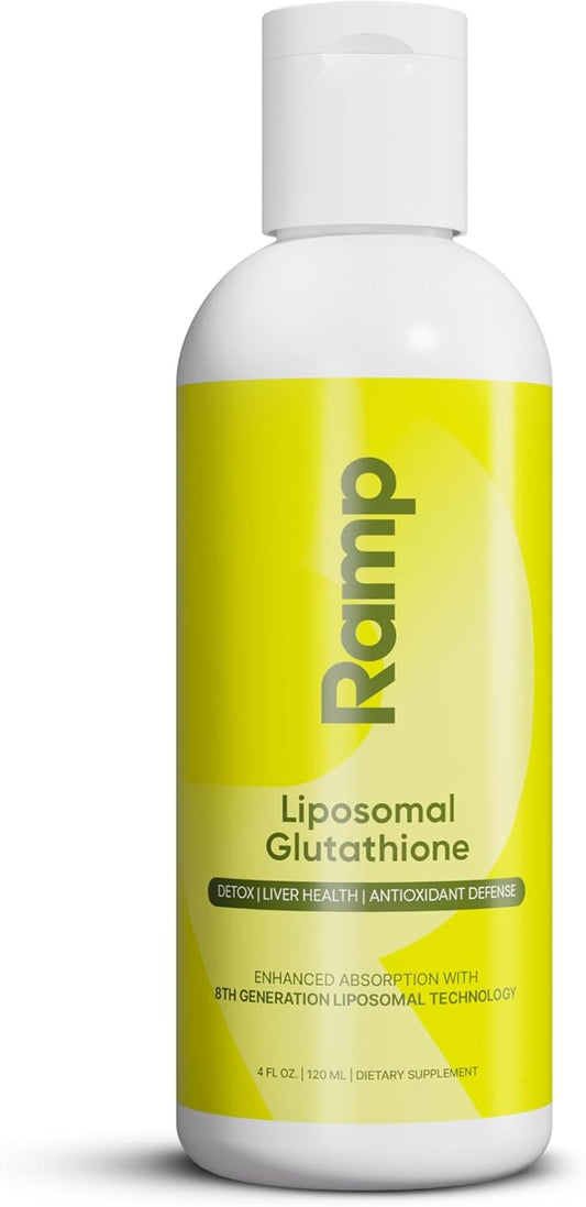 Liposomal Glutathione Liquid – 500mg Advanced Antioxidant Support – Cellular Health & Detox – High Absorption Formula – Vegan, Non-GMO, Citrus Flavor – 4 fl oz, 30 Servings