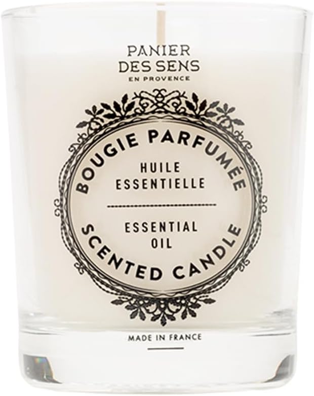 Panier des Sens - Provence & Winter Candle – Long Lasting Scented Candles for Home – Candle for Women – 100% Natural Cotton Wick – Decorative Candles Home Gifts - 6.3 oz