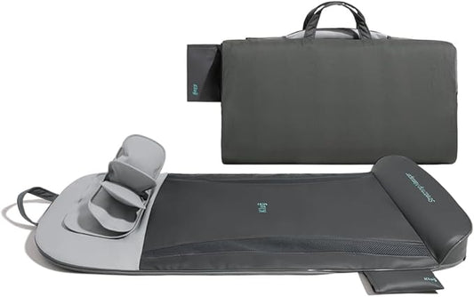Klug Stretching Massager Classic, Effortless auto-Stretching Mat, Ease Back & Neck Pain with 3 Intensity Levels 7 Exceptional Programs, Foldable & Portable Design