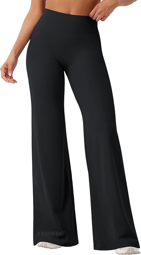 YEOREO Workout Leggings Womens No Front Seam Straight Leggings 29" / 31.5" / 33" High Waist Buttery Eddiy Gym Yoga Pants