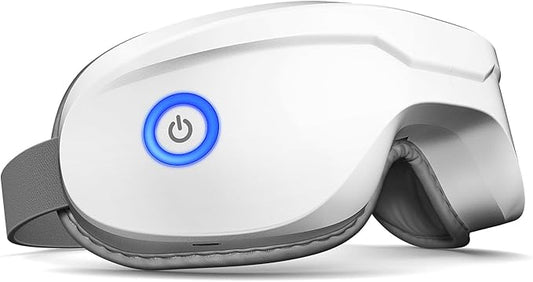 Eye Massager with Heat, Heated Eye Mask with Bluetooth Music, Face Massager, Mask for Migraine & Headache Relief, Improved Sleep, Birthday Gifts for Mom Dad Women Men Her Him