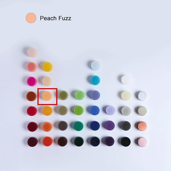 MOZEAL 4" x 10" Extra-Large Peach Fuzz Pillar Candles (Set of 2), Unscented, Dripless, Smokeless, Long Clean-Burning, Tall 10 inch Large Peach Fuzz Pillar Candles for Gentle Evenings Decor