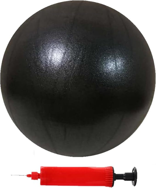 Mini Pilates Exercise Yoga Ball, 6 Inch Small Inflatable Exercise Yoga Ball,Core Training and Physical Therapy Equipment, with Pump