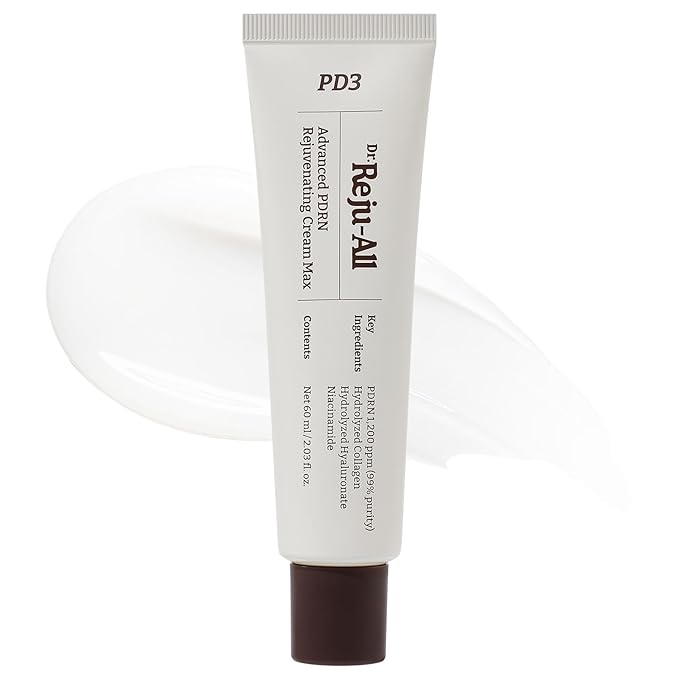 Dr. Reju-All Advanced PDRN Rejuvenating Cream – 99% Pure Salmon DNA PDRN Face Moisturizer – Optimal 1200ppm Concentration for Glow Skin – Korean Anti-Aging Skin Care Face Cream - 2.0 Fl Oz