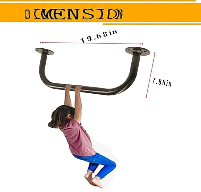 Wall mounted pull-up bar, suspension rod,cloud ladder, indoor fitness training, climbing cloud ladder,wall mounted horizontal bar pull-up bar,