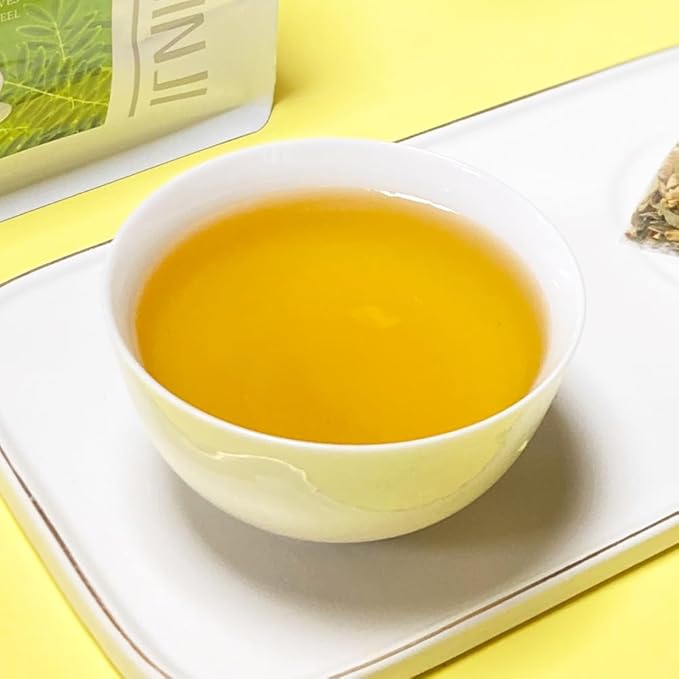 XIEJINJI Senna Tangerine Peel Tea Bags, 40 Count, 4.2g Each – Gentle Daily Cleanse for Constipation Relief & Digestive Balance, Caffeine-Free