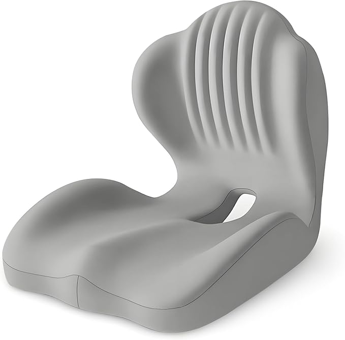 Lotarrotta Ergonomic Seat Cushion with Lumbar Support, Multi - Purpose Orthopedic Seat Pillow for Office Chair, Car, Dining Chair, Truck, Relief for Back, Hip, Leg Pain