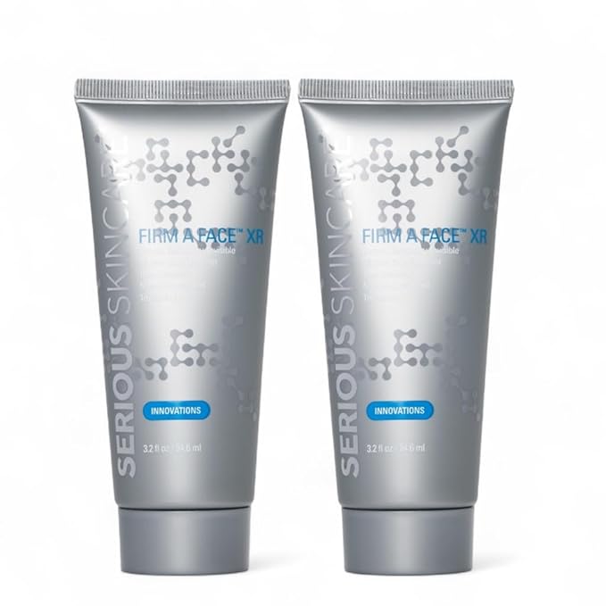 Serious Skincare - Instant FIRM A FACE XR - Temporary Face Tightener - Invisibly Firm, Lift, and Smooth the Look of Fine Lines, Deep Wrinkles and Pores - Anti-Aging Retinol - 3.2 Fl Oz (2Pack)